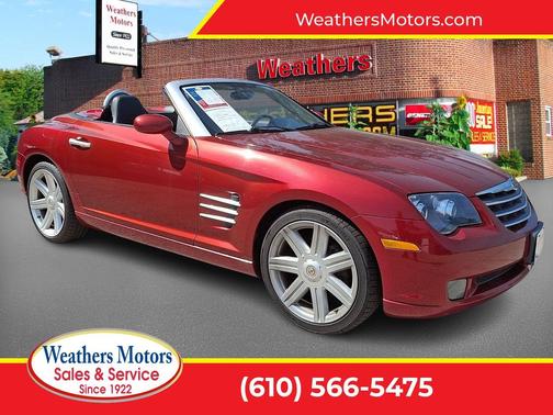 Blaze Red Crystal Pearlcoat/Black Cloth Top 2005 Chrysler Crossfire Base