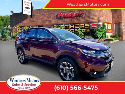 Molten Lava Pearl 2018 Honda CR-V EX-L