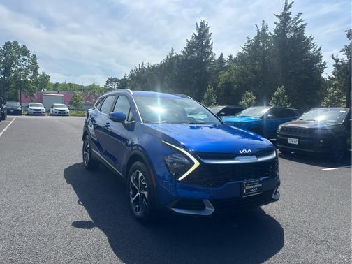 Sapphire Blue 2023 Kia Sportage EX