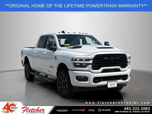 Bright White Clearcoat 2026 RAM 2500 Laramie Crew Cab 4x4 6'4' Box