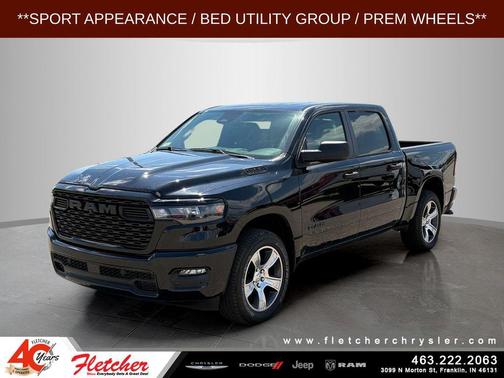 Diamond Black Crystal Pearlcoat 2025 RAM 1500 Tradesman