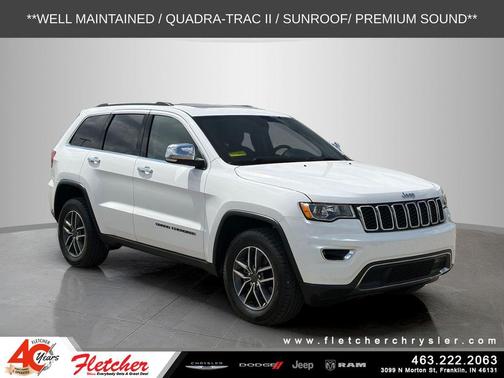 Bright White Clearcoat 2019 Jeep Grand Cherokee Limited