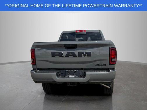 Ceramic Gray Clearcoat 2026 RAM 2500 Black Express Crew Cab 4x4 6'4' Box