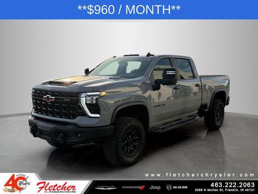 Slate Gray Metallic 2025 Chevrolet Silverado 2500 4WD Crew Cab Standard Bed ZR2