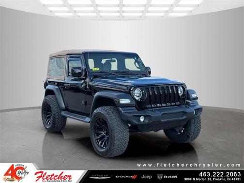 2020 Jeep Wrangler Black and Tan 4X4
