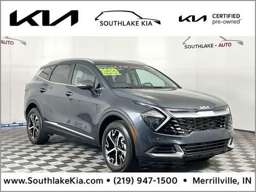 Gray 2023 Kia Sportage EX