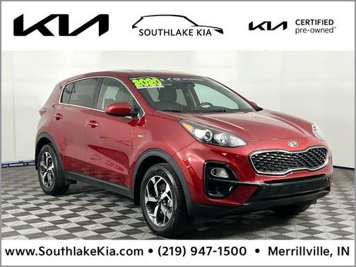 Red 2020 Kia Sportage LX