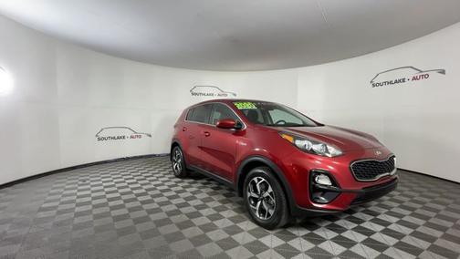 Red 2020 Kia Sportage LX