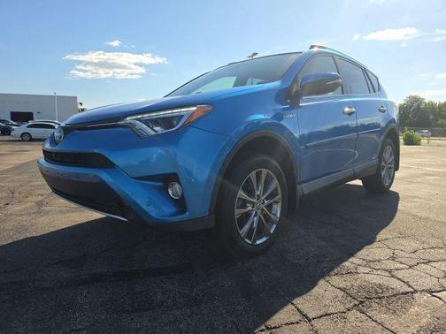 Electric Storm Blue 2016 Toyota RAV4 Hybrid Limited