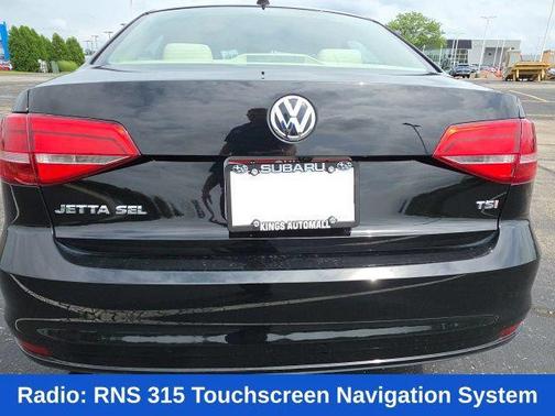 Black 2015 Volkswagen Jetta 1.8T SEL
