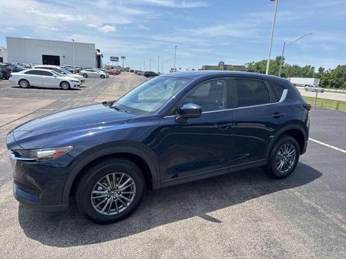 Deep Crystal Blue Mica 2021 Mazda CX-5 Touring