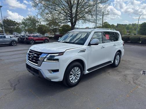 Aspen White Tricoat 2024 Nissan Armada SV