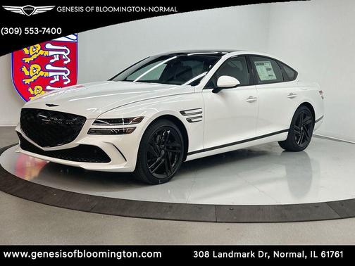 Uyuni White 2026 Genesis G80 3.5T Prestige Black