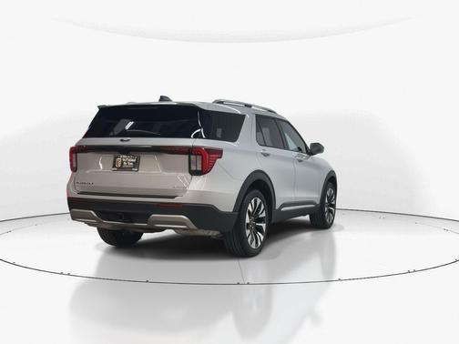 SPACE WHITE METALLIC 2025 Ford Explorer Platinum