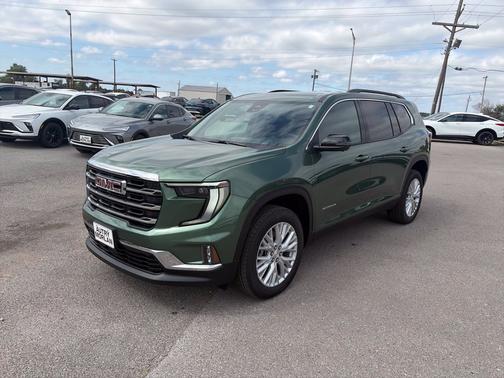 Trailstone Green Metallic 2027 GMC Acadia Elevation
