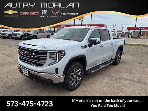 Glacier White 2026 GMC Sierra 1500 SLT