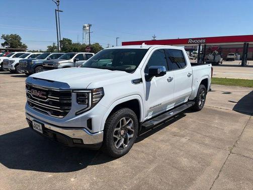 Glacier White 2026 GMC Sierra 1500 SLT
