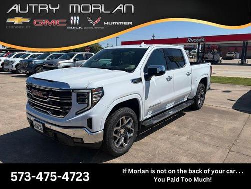 Glacier White 2026 GMC Sierra 1500 SLT