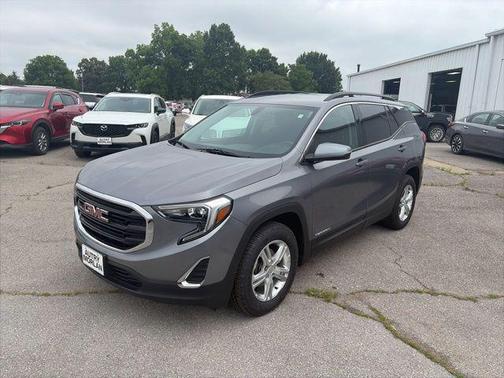 Satin Steel Metallic 2018 GMC Terrain SLE