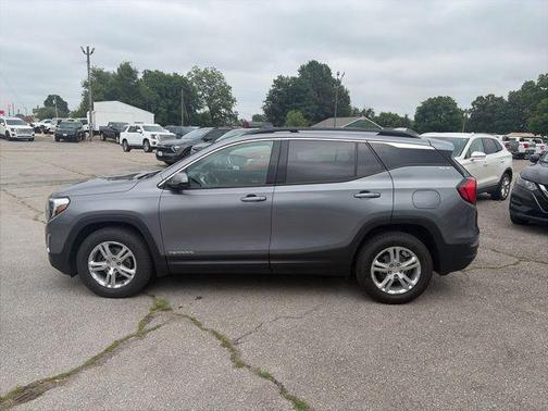 Satin Steel Metallic 2018 GMC Terrain SLE
