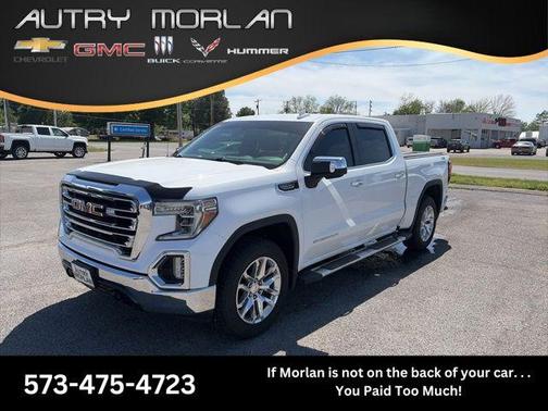 Summit White 2019 GMC Sierra 1500 SLT