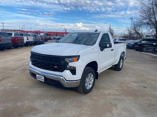 Summit White 2025 Chevrolet Silverado 1500 WT