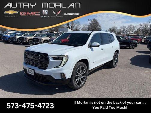 Glacier White 2026 GMC Acadia Denali