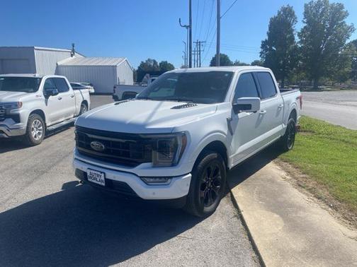 Star White Metallic Tri-Coat 2023 Ford F-150 Platinum