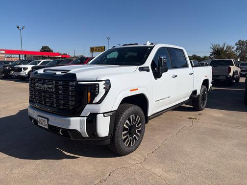 Glacier White Tricoat 2026 GMC Sierra 2500 Denali Ultimate