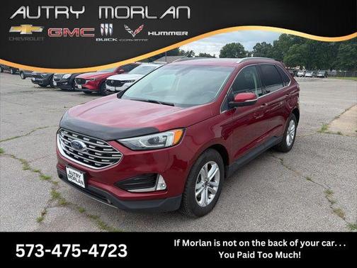 Red 2019 Ford Edge SEL