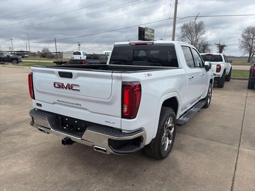 Glacier White Tricoat 2026 GMC Sierra 1500 SLT