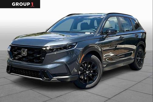 Meteorite Gray Metallic 2026 Honda CR-V Hybrid Sport-L FWD