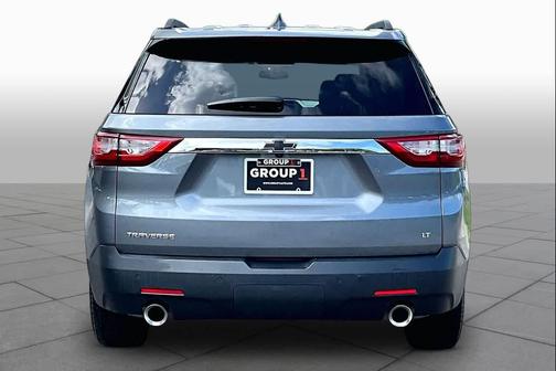Satin Steel Metallic 2021 Chevrolet Traverse LT Cloth
