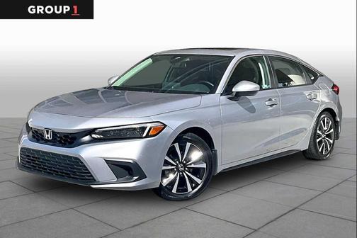 Lunar Silver Metallic 2024 Honda Civic EX-L