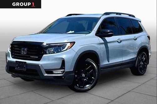 Sonic Gray Pearl 2024 Honda Passport AWD Black