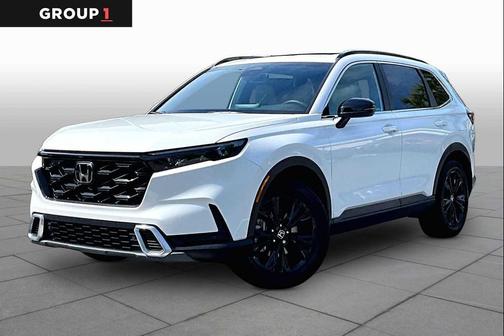 Platinum White Pearl 2023 Honda CR-V Hybrid Sport Touring AWD