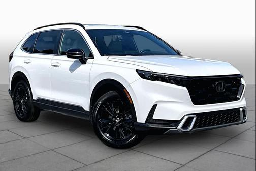 Platinum White Pearl 2023 Honda CR-V Hybrid Sport Touring AWD