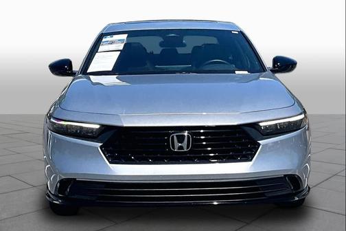 Solar Silver Metallic 2025 Honda Accord Hybrid Sport-L