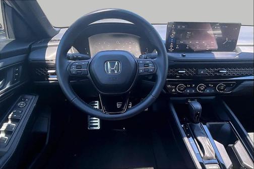 Solar Silver Metallic 2025 Honda Accord Hybrid Sport-L