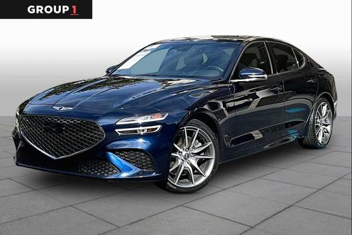 Adriatic Blue 2022 Genesis G70 3.3T RWD