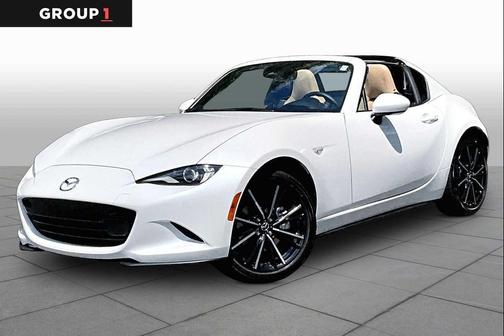 Snowflake White Pearl Mica 2024 Mazda MX-5 Miata RF Grand Touring