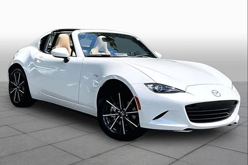 Snowflake White Pearl Mica 2024 Mazda MX-5 Miata RF Grand Touring