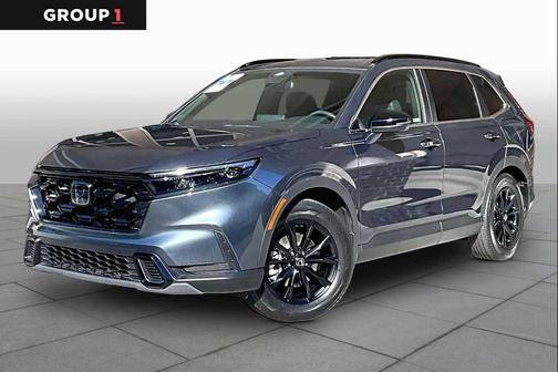 Meteorite Gray Metallic 2024 Honda CR-V Hybrid Sport FWD