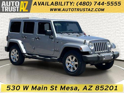 Billet Silver Metallic Clearcoat 2016 Jeep Wrangler Unlimited Sahara