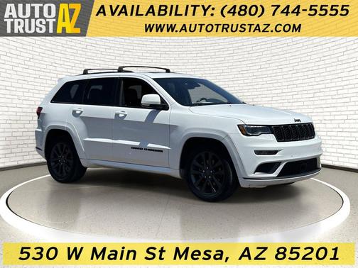 Bright White Clearcoat 2018 Jeep Grand Cherokee High Altitude