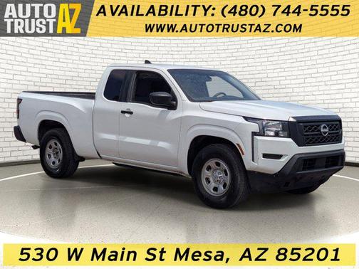 Glacier White 2022 Nissan Frontier S