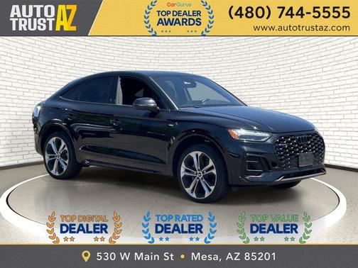 Mythos Black Metallic 2023 Audi Q5 45 S line Prestige