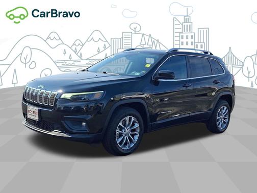 Diamond Black Crystal Pearlcoat 2021 Jeep Cherokee Latitude Lux