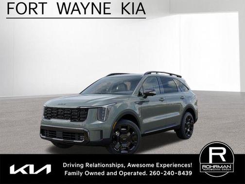 Green 2026 Kia Sorento Hybrid X-LINE SX PRESTIGE