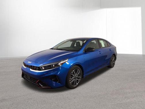 Blue 2022 Kia Forte GT-Line